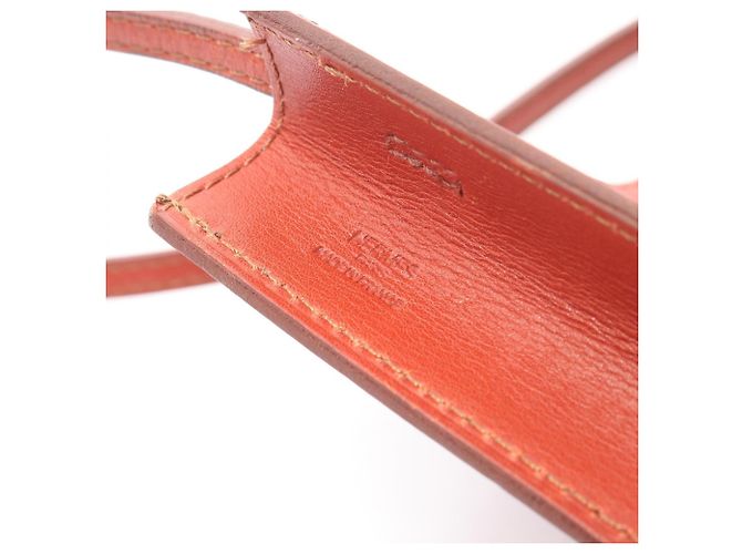 Hermès Borsa a Spalla Hermes Omenitou Brick Marrone - vista 4