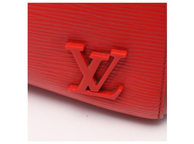 Borsa 2-Way Louis Vuitton Cluny MM Epi Coquelicot Rosso - vista 12