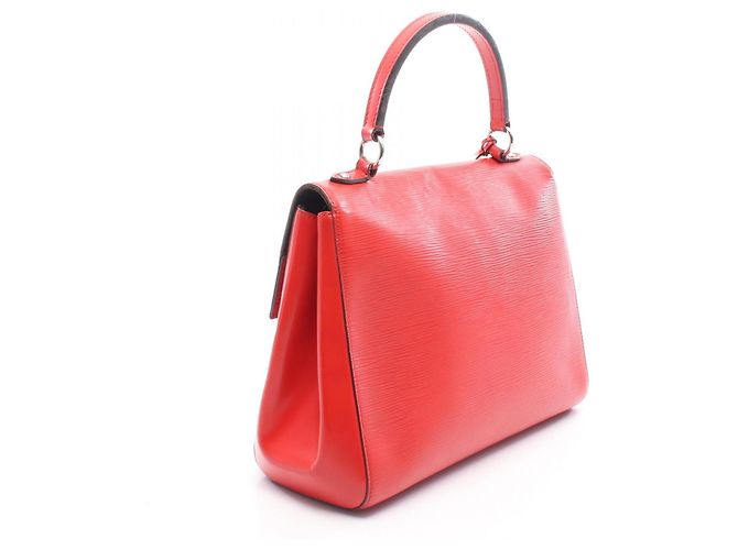 Borsa 2-Way Louis Vuitton Cluny MM Epi Coquelicot Rosso - vista 2