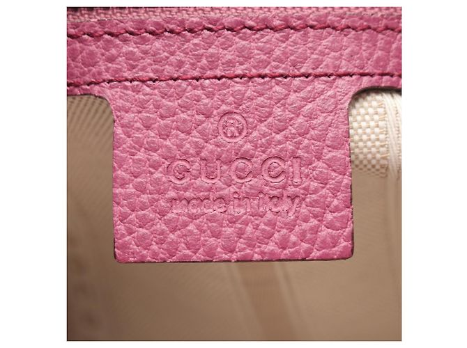 Borsa Tote Gucci Interlocking G Porpora - vista 4
