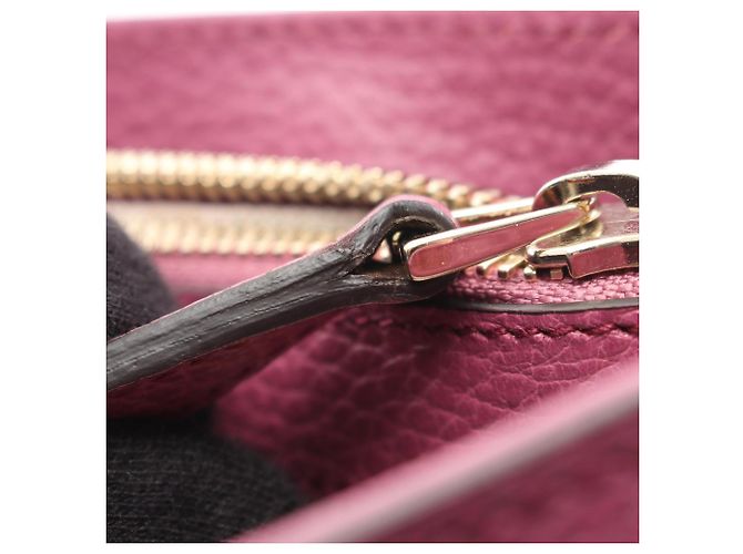 Borsa Tote Gucci Interlocking G Porpora - vista 6