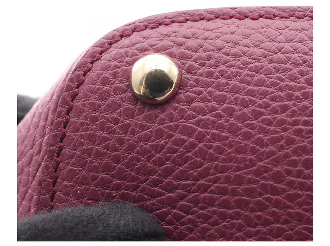 Borsa Tote Gucci Interlocking G Porpora - vista 8