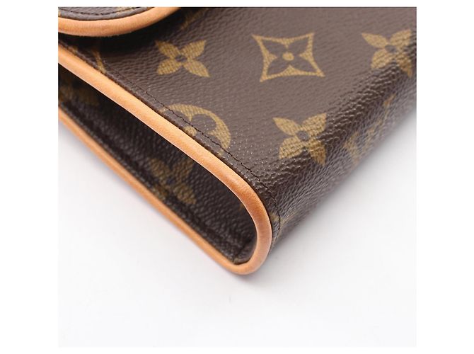 Pochette Florentine Monogram Louis Vuitton Marsupio Marrone - vista 6