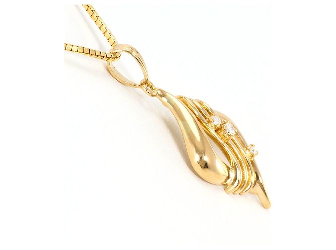 Autre Marque Collana in oro giallo 18K con diamante D'oro - vista 2