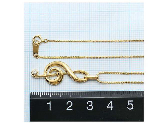 Autre Marque Collana in oro giallo 18K con diamante D'oro - vista 5