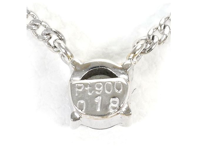 Autre Marque PT900 Platin-Halskette mit Diamant - Ansicht 3