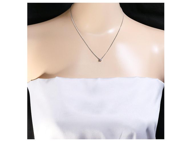 Autre Marque PT900 Platin-Halskette mit Diamant - Ansicht 6