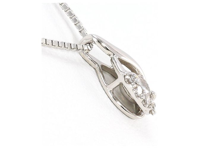 Autre Marque Colar de platina e diamantes - vista 2