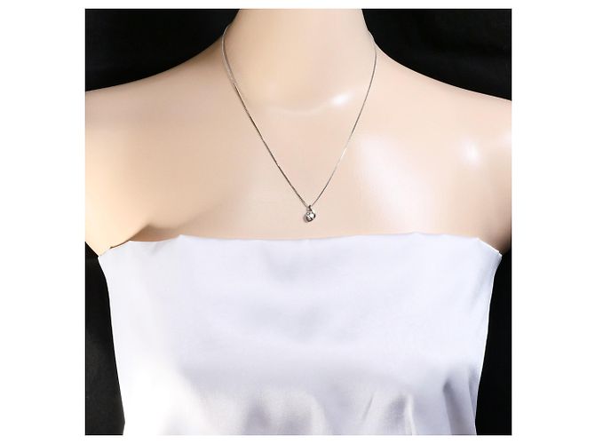 Autre Marque Colar de platina e diamantes - vista 4