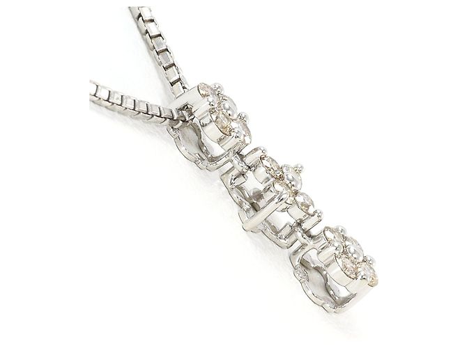 Autre Marque Collana in platino con diamante marrone - vista 2