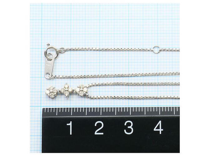 Autre Marque Collana in platino con diamante marrone - vista 5