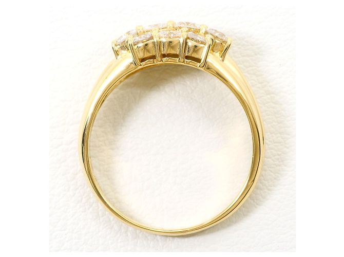 Autre Marque 18K Gelbgold-Ring mit Diamant Golden - Ansicht 3