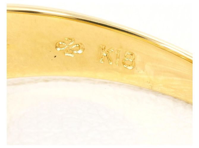 Autre Marque 18K Gelbgold-Ring mit Diamant Golden - Ansicht 5