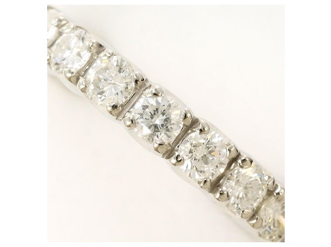 Autre Marque Anello a fascia in platino con diamante da 1.00ct - vista 2