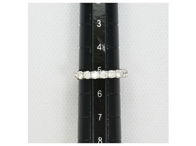 Autre Marque Anello a fascia in platino con diamante da 1.00ct - vista 7