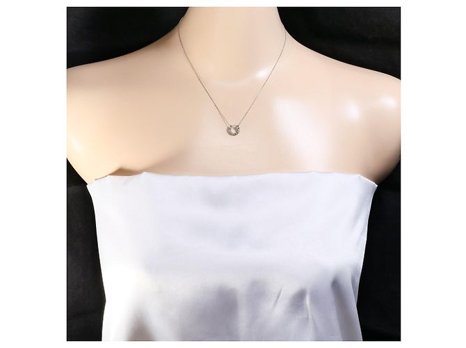Autre Marque Collana in platino con diamante marrone - vista 5