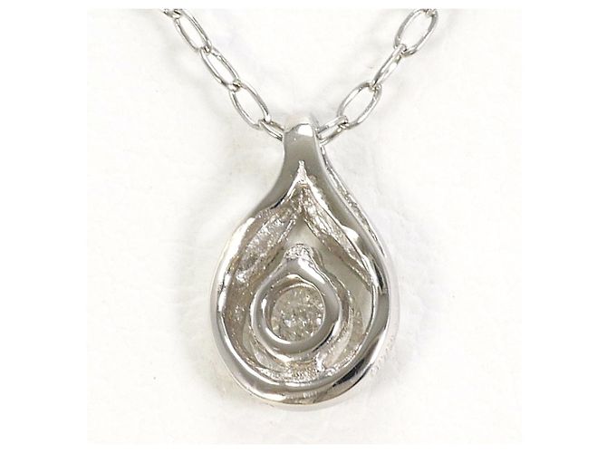 Autre Marque PT900 Platin-Halskette mit Diamant - Ansicht 3