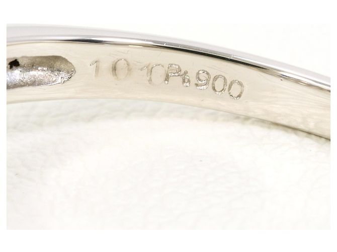 Autre Marque Platinring mit Diamant - Ansicht 5