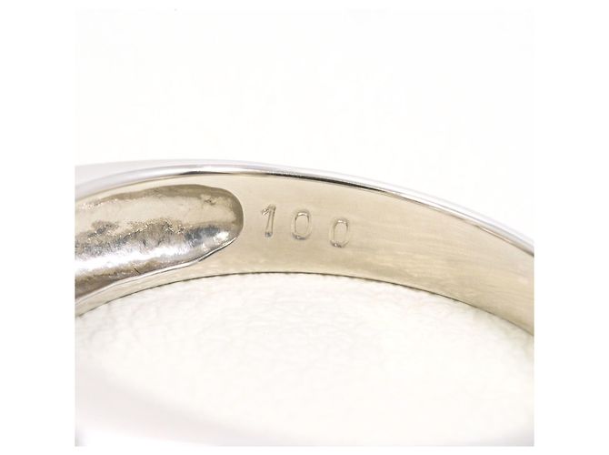 Autre Marque Platin 900 Ring mit Diamant - Ansicht 6