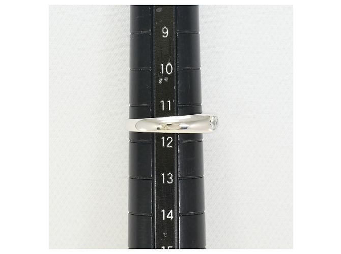 Autre Marque Platin 900 Ring mit Diamant - Ansicht 8