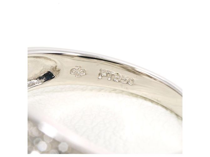 Autre Marque PT850 Platinring mit Diamant - Ansicht 6