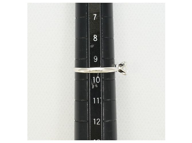 Autre Marque Platinring mit Diamant - Ansicht 7