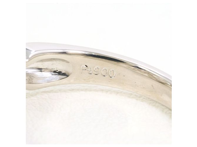 Autre Marque Platinring mit Diamant - Ansicht 5