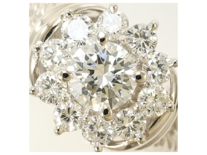 Autre Marque Platin-Diamant-Ring - Ansicht 2