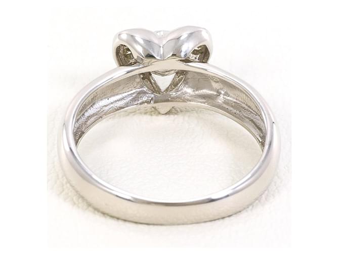 Autre Marque Platinring mit Diamant - Ansicht 4