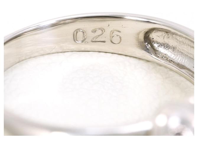 Autre Marque Platinring mit Diamant - Ansicht 6