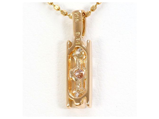 Autre Marque Collana in oro giallo 14K con diamante D'oro - vista 3