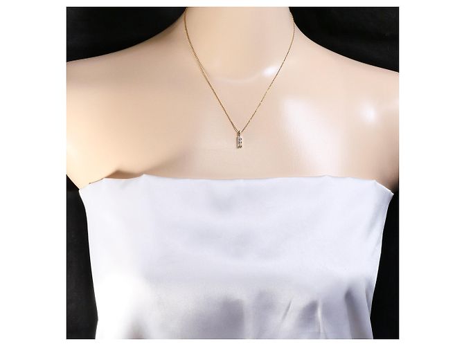 Autre Marque Collana in oro giallo 14K con diamante D'oro - vista 5