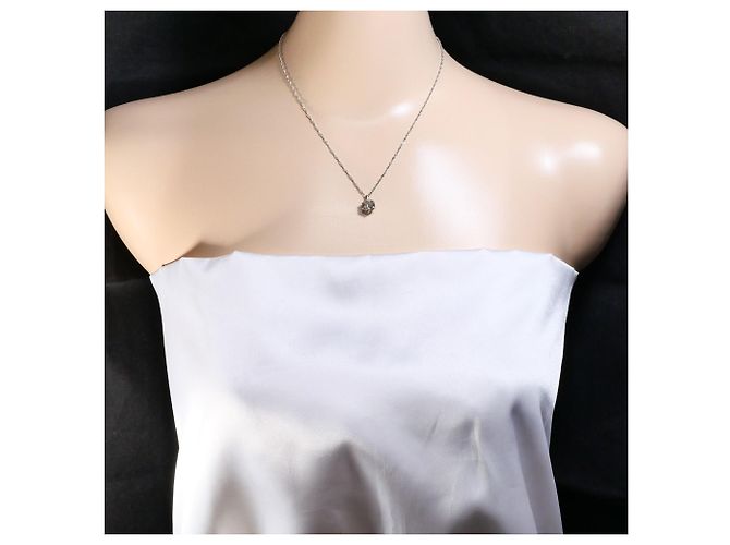 Autre Marque Collana in platino PT999 con diamante marrone - vista 6