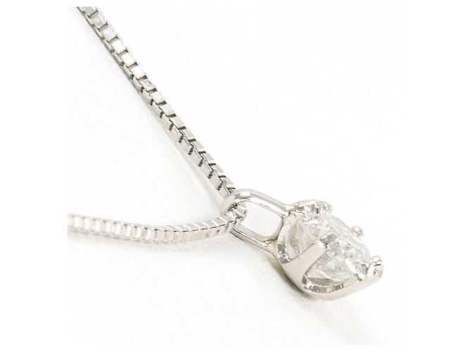 Autre Marque Collar de platino y diamantes - vista 2