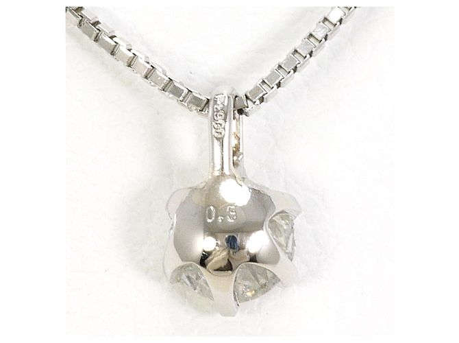 Autre Marque Collar de platino y diamantes - vista 3