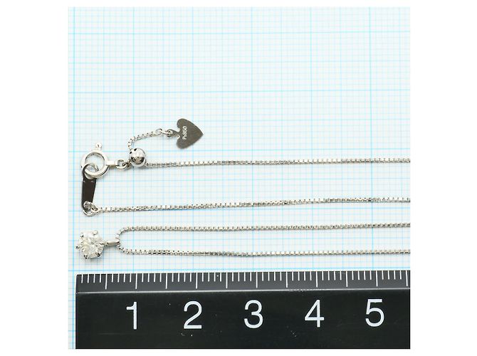 Autre Marque Collar de platino y diamantes - vista 4