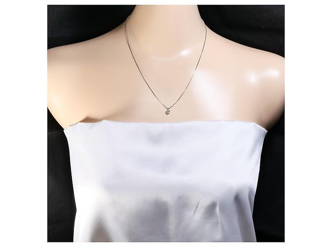 Autre Marque Collar de platino y diamantes - vista 5