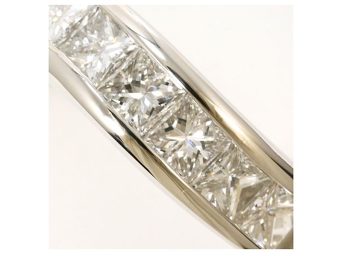 Autre Marque PT900 Platinring mit Diamant - Ansicht 2