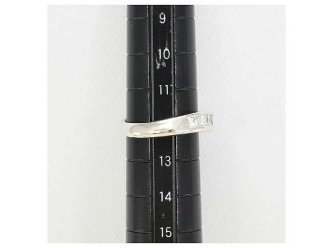 Autre Marque PT900 Platinring mit Diamant - Ansicht 8