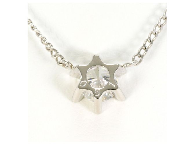 Autre Marque PT850 Platin-Halskette mit Diamant - Ansicht 3