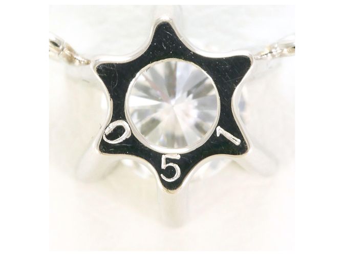 Autre Marque PT850 Platin-Halskette mit Diamant - Ansicht 4