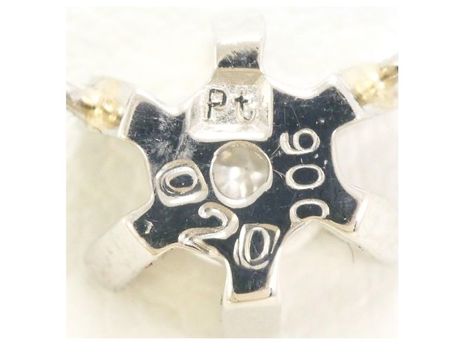 Autre Marque Platinhalskette mit Diamant - Ansicht 4