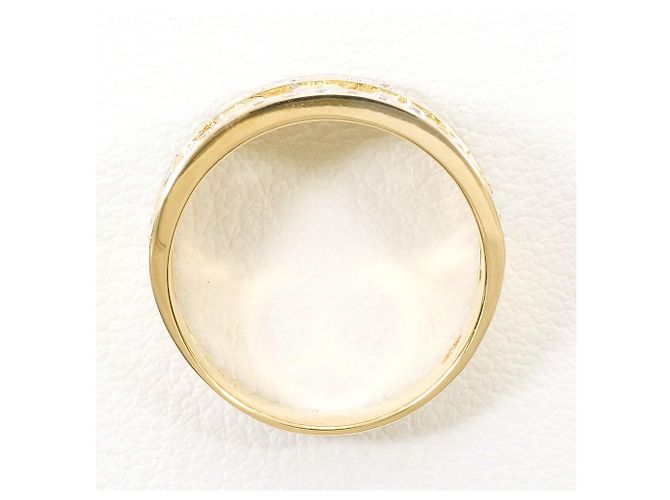 Autre Marque K14 14K Goldring mit Zirkonia Golden - Ansicht 2