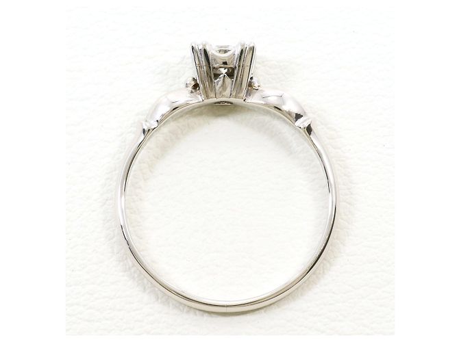 Autre Marque Platinring mit Diamant - Ansicht 2