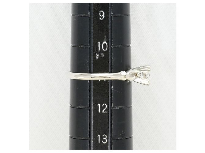 Autre Marque Platinring mit Diamant - Ansicht 6