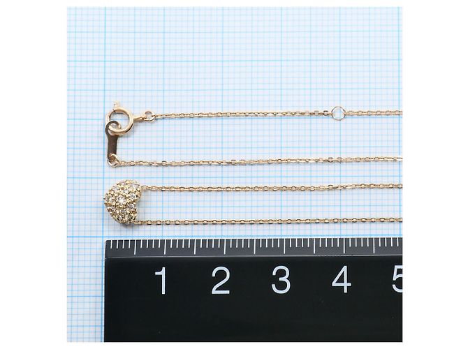 Autre Marque Collana in oro rosa 10K con diamante D'oro - vista 4
