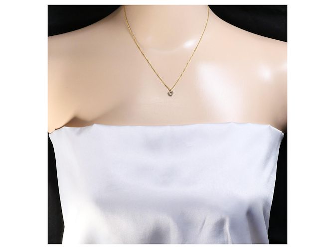 Autre Marque Collana in oro giallo 18K con diamante D'oro - vista 5