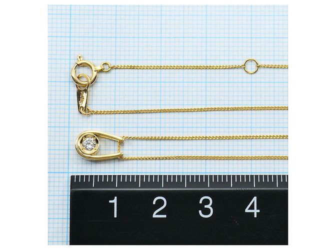 Autre Marque Collana in oro giallo 18K con diamante D'oro - vista 4