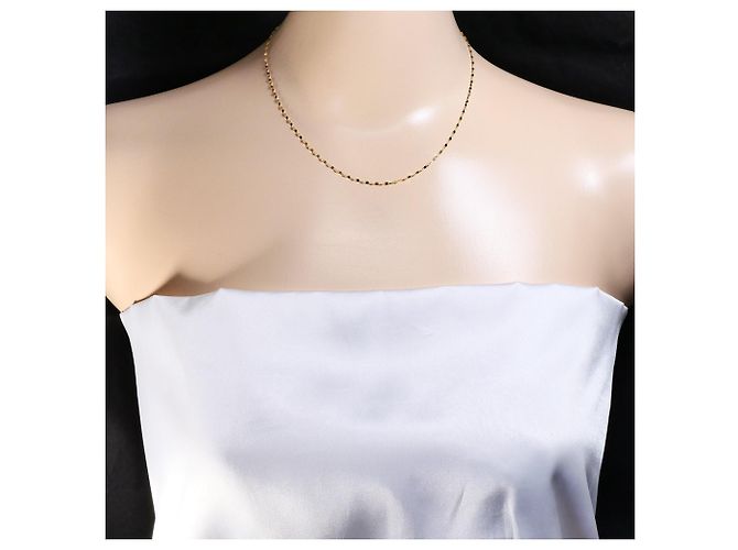 Autre Marque 18K Gelbgoldhalskette Golden - Ansicht 4