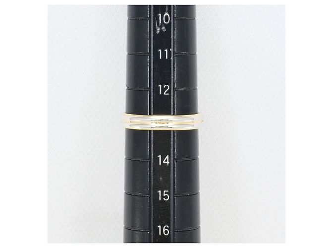 Autre Marque Anello a fascia in oro giallo 18K e platino D'oro - vista 6